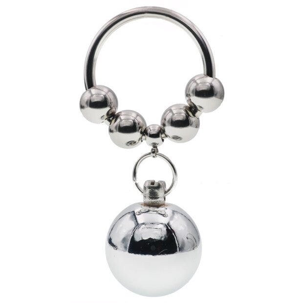 MenSteel Metal Ring with 1 Weight Hanger Ball L 90g