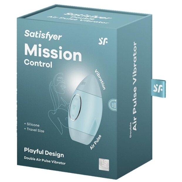 Satisfyer Mission Control Blue clitoral stimulator