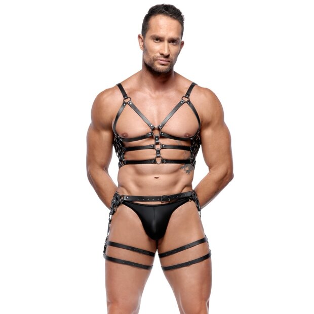ZADO Leder Herren Harness Set M/L