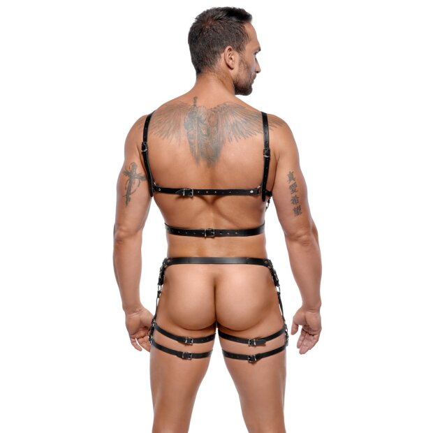 ZADO Leder Herren Harness Set M/L
