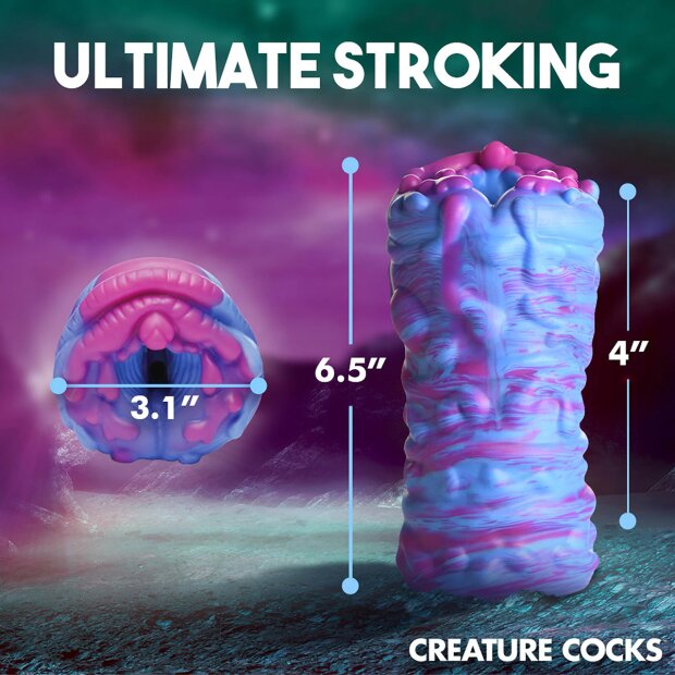 XR Brands Cyclone Squishy Alien Vagina Stroker