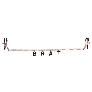 Sportsheets Sex &amp; Mischief Brat Charmed Nipple Clamps