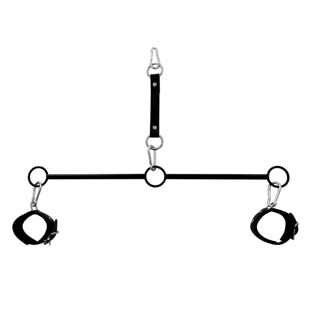 Kiotos Spreader Bar Tripple O-Ring with Handcuffs & Strap