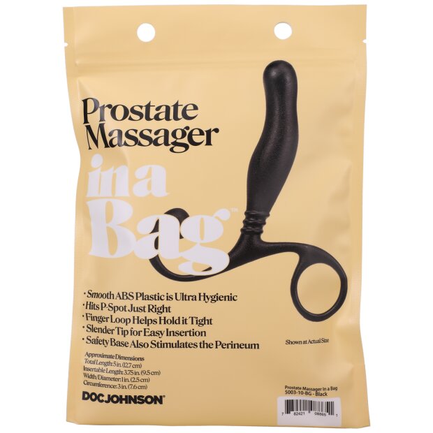 Doc Johnson Prostate Massager Black