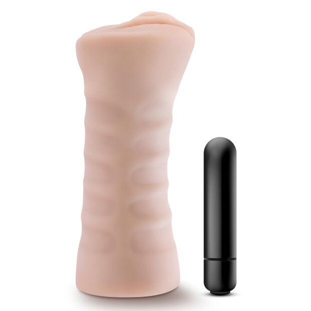 Blush Enlust Ayumi Vibrating Stroker Beige