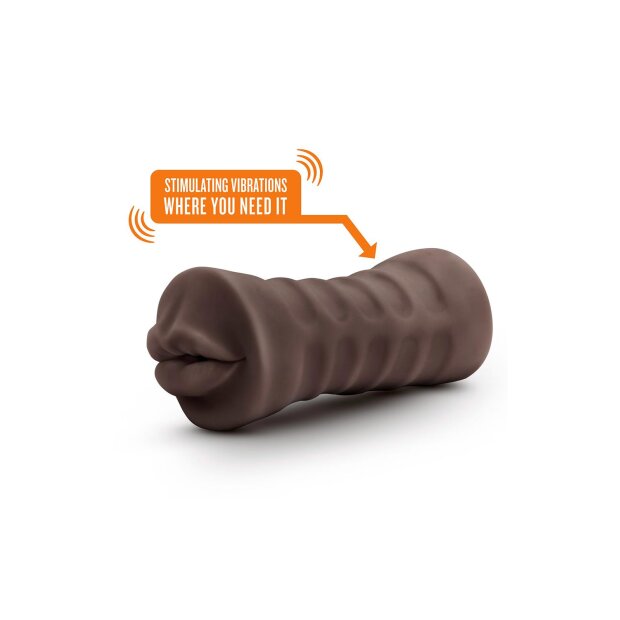 Blush Enlust Krystal Vibrating Stroker braun