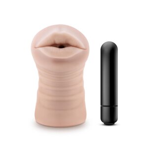 Blush Enlust Nicole Vibrating Stroker Beige