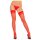Sheer Thigh Highs Red, OS