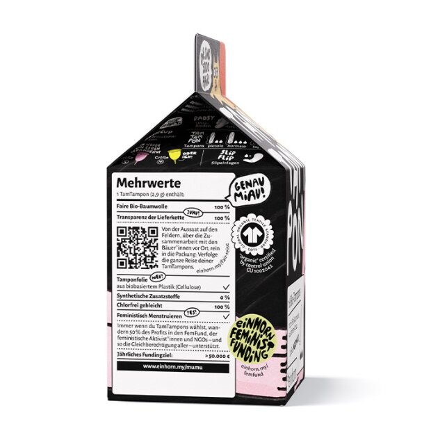 einhorn Bio-Tampons TamTampons normalo 16 Stück