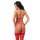 Amorable by Rimba Offener BH mit String, Strapsen und Strümpfen Red One Size