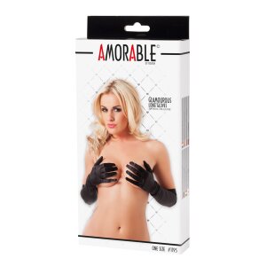 Amorable by Rimba Lange Handschuhe Schwarz One Size