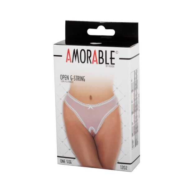 Amorable by Rimba Open String White One Size