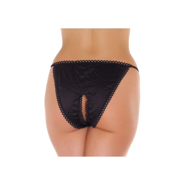 Amorable by Rimba Offener Tanga Tanga Schwarz One Size