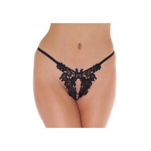 Amorable by Rimba Open String Black One Size