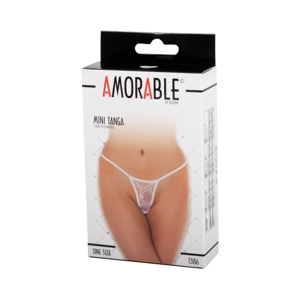 Amorable by Rimba Mini String Einheitsgröße Weiß