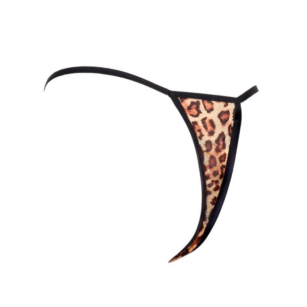 Amorable by Rimba Mini String Einheitsgröße Leopardenmuster