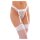 Amorable by Rimba Suspender Belt with Stockings One Size White
