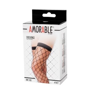 Amorable by Rimba Stockings One Size Black