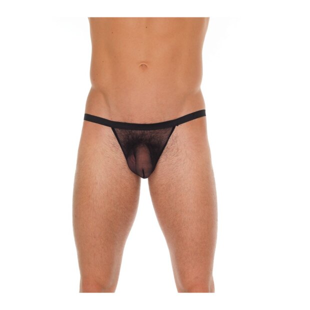 Amorable by Rimba Transparent thong One Size Black