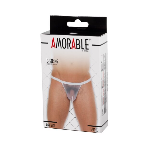 Amorable by Rimba Transparent thong One Size White