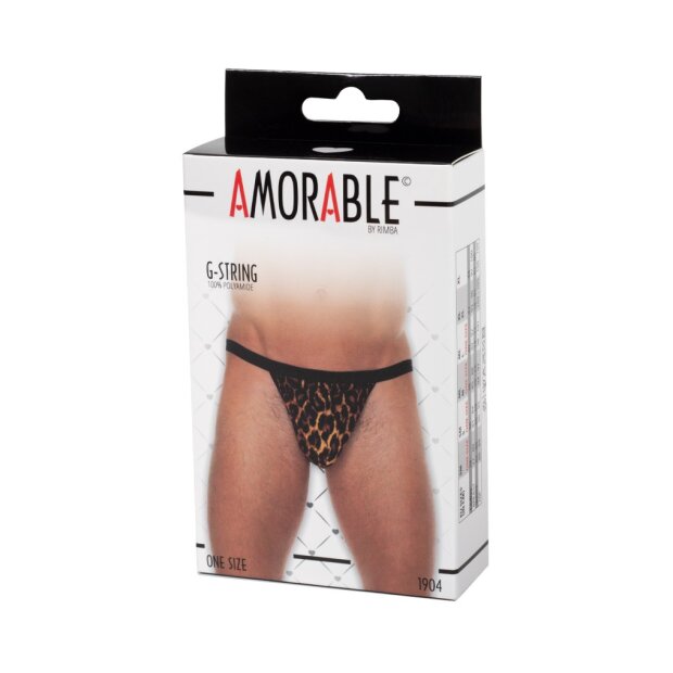 Amorable by Rimba Thong One Size Leopard Print