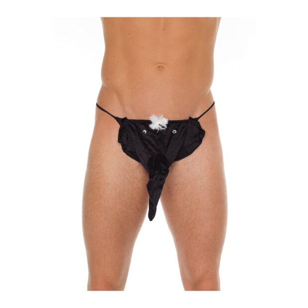 Amorable by Rimba Thong with elephant head One Size Black