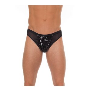 Amorable by Rimba Transparenter G-String mit Lackoptik...