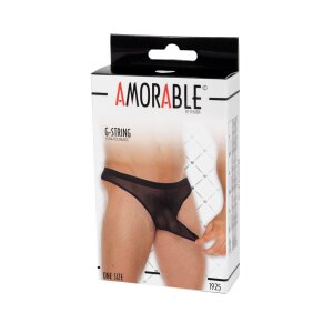 Amorable by Rimba Transparent thong with spout One Size...