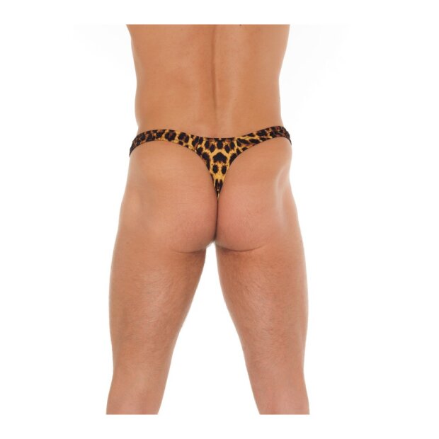 Amorable by Rimba Thong One Size Leopard Print