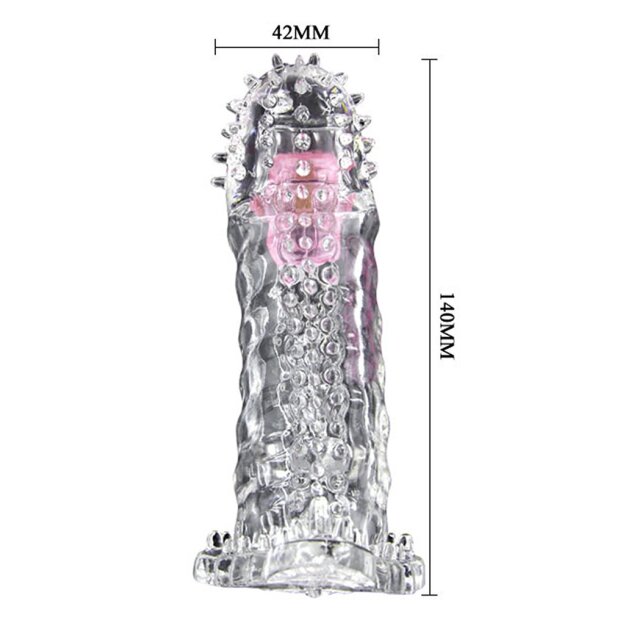 Crazy Bull vibrating Penissleeve Brave Man 1 Transparent