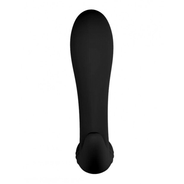 Crazy Bull Backie Prostatamassager mit Vibration Schwarz Ø 3.5 cm