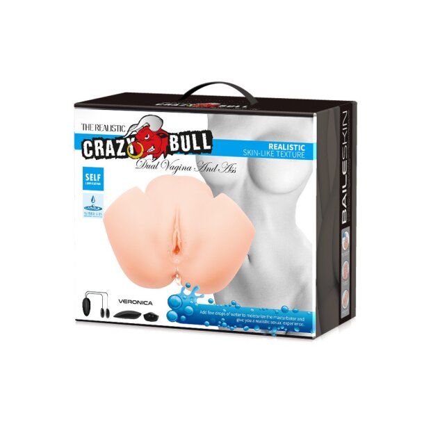 Crazy Bull - Veronica - Vibrating Vagina & Ass Masturbator