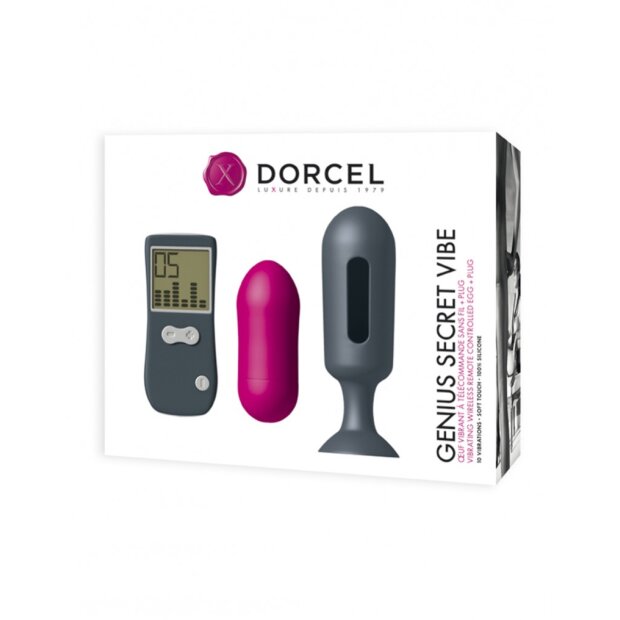DORCEL Vibro-Ei + Plug Genius Secret Vibe Pink
