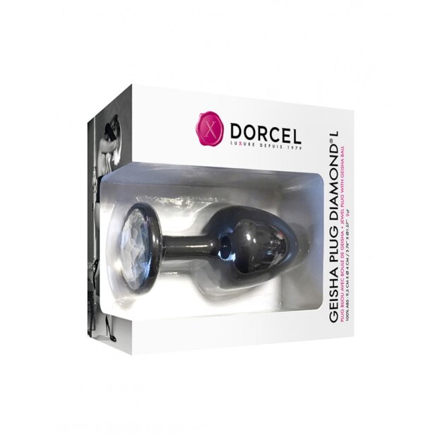 DORCEL Plug anal Geisha Plug Diamond L Gris