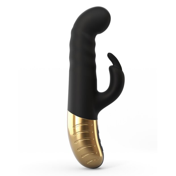 DORCEL G-Stormer Thrusting Rabbit Vibrator Schwarz