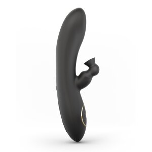 DORCEL Vibrator Divine Rabbit Sucker Black