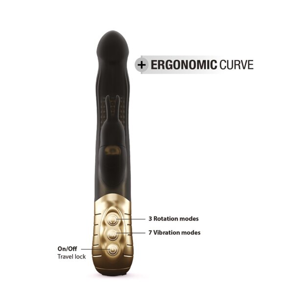 DORCEL Vibrator Baby Rabbit 2.0 Black - Gold