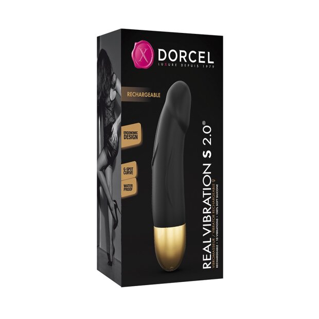 DORCEL Vibrator Real Vibration S 2.0 Schwarz - Gold