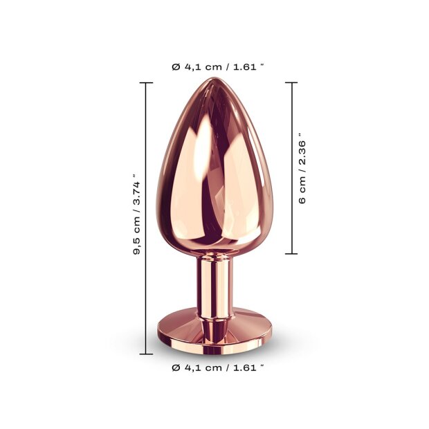 DORCEL Diamant Plug L - Rosa 4,1 cm