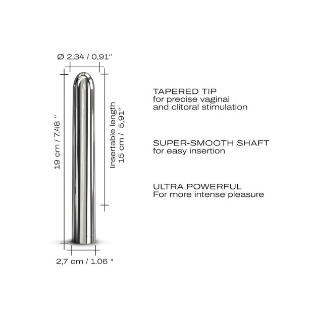 DORCEL Silver Star 2.0  Vibrator Silber