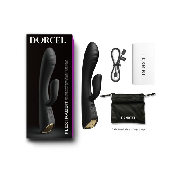 DORCEL warming rabbit vibrator - black