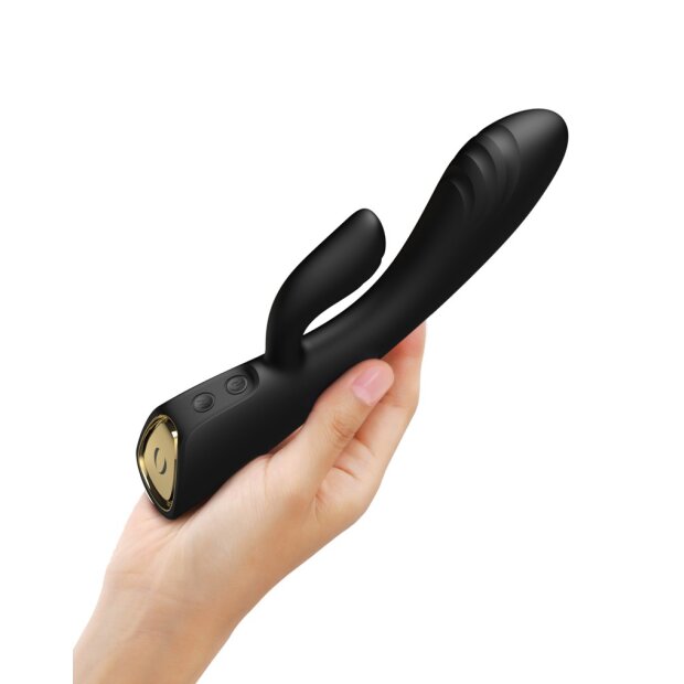 DORCEL warming rabbit vibrator - black