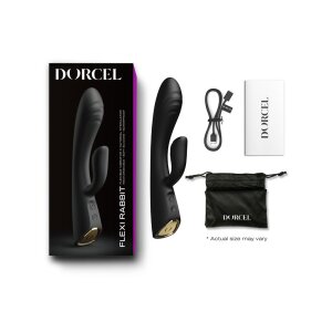 DORCEL wärmender Rabbit Vibrator - Schwarz