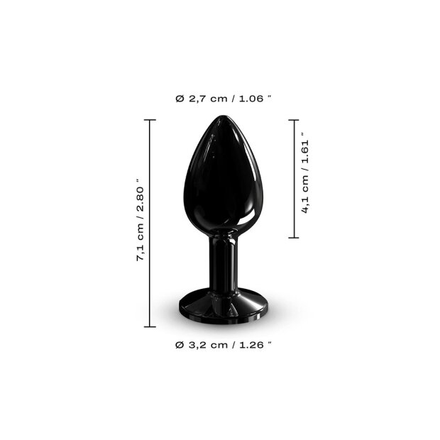 DORCEL Diamant Plug Size S - Noir 2,7 cm