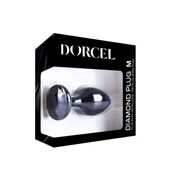 DORCEL Diamond Plug Size M - Schwarz 3,4 cm