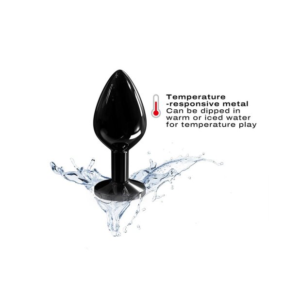 DORCEL Diamond Plug Size M - Schwarz 3,4 cm