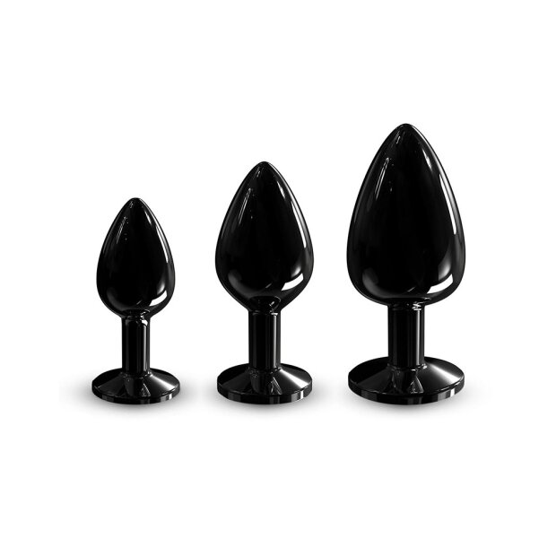 DORCEL Plug diamant DORCEL taille L - Noir 4,1 cm