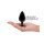 DORCEL Plug diamant DORCEL taille L - Noir 4,1 cm