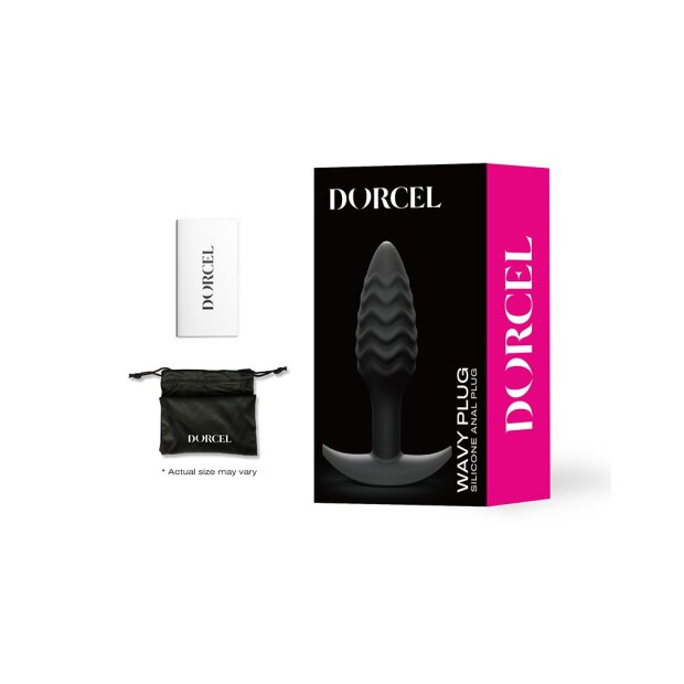 DORCEL Wavy Plug - Anal Plug Schwarz 3 cm