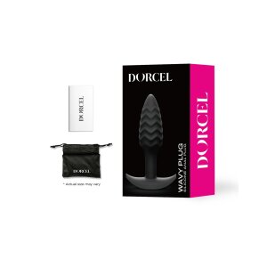 DORCEL Wavy Plug - Anal Plug Schwarz 3 cm